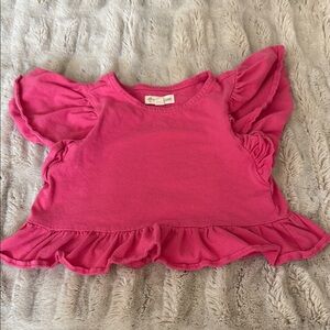 Tucker + Tate Pink Ruffle Sleeve Tee